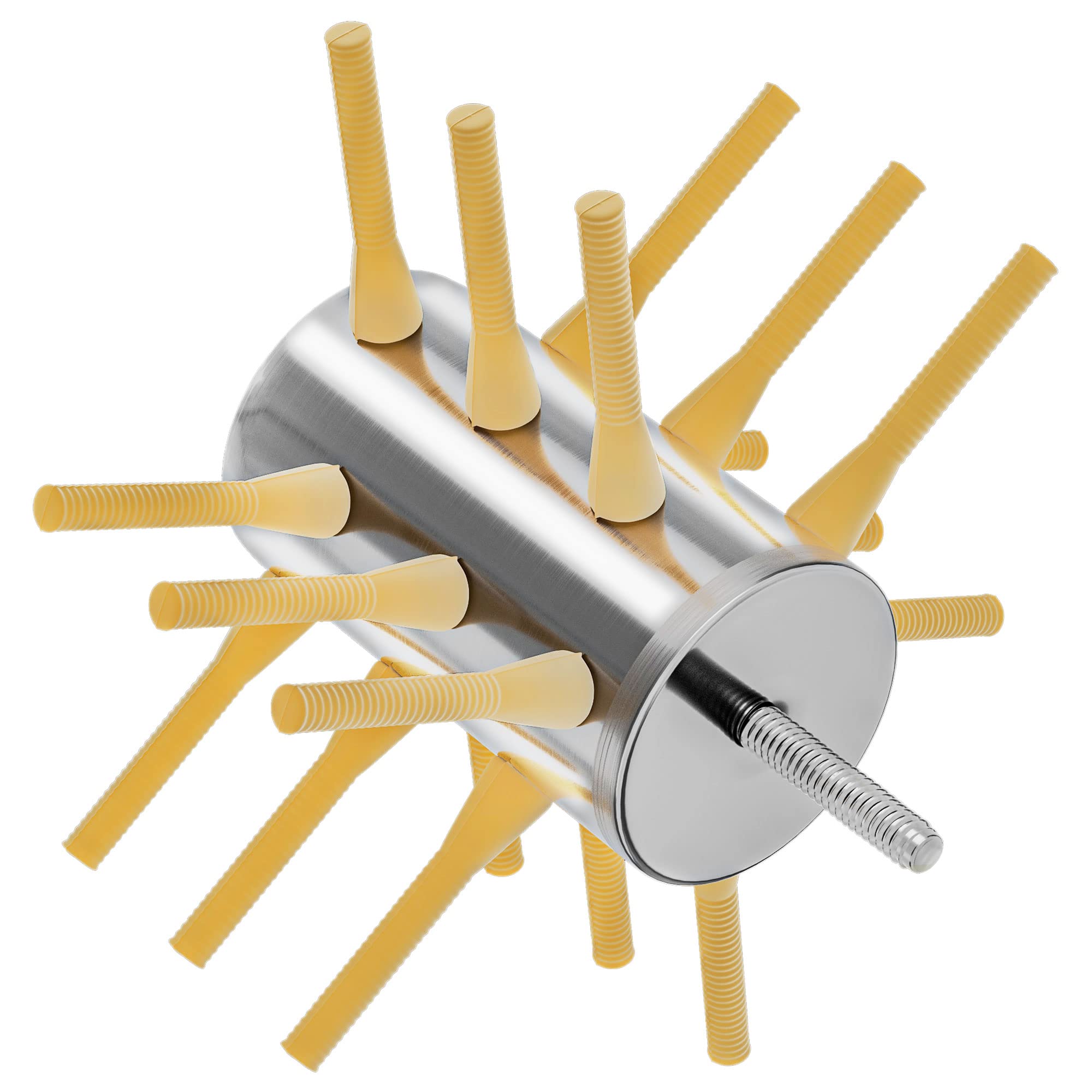 Photo 1 of YardYield Chicken Plucker Drill Attachments 18 Fingers Chicken Feather Plucker Machine Stainless Steel Drill Chicken Plucker for Small Chicken Quail Pigeon