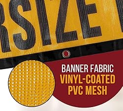 Mytee Products 2 Pack 12"x60" Oversize Load Sign