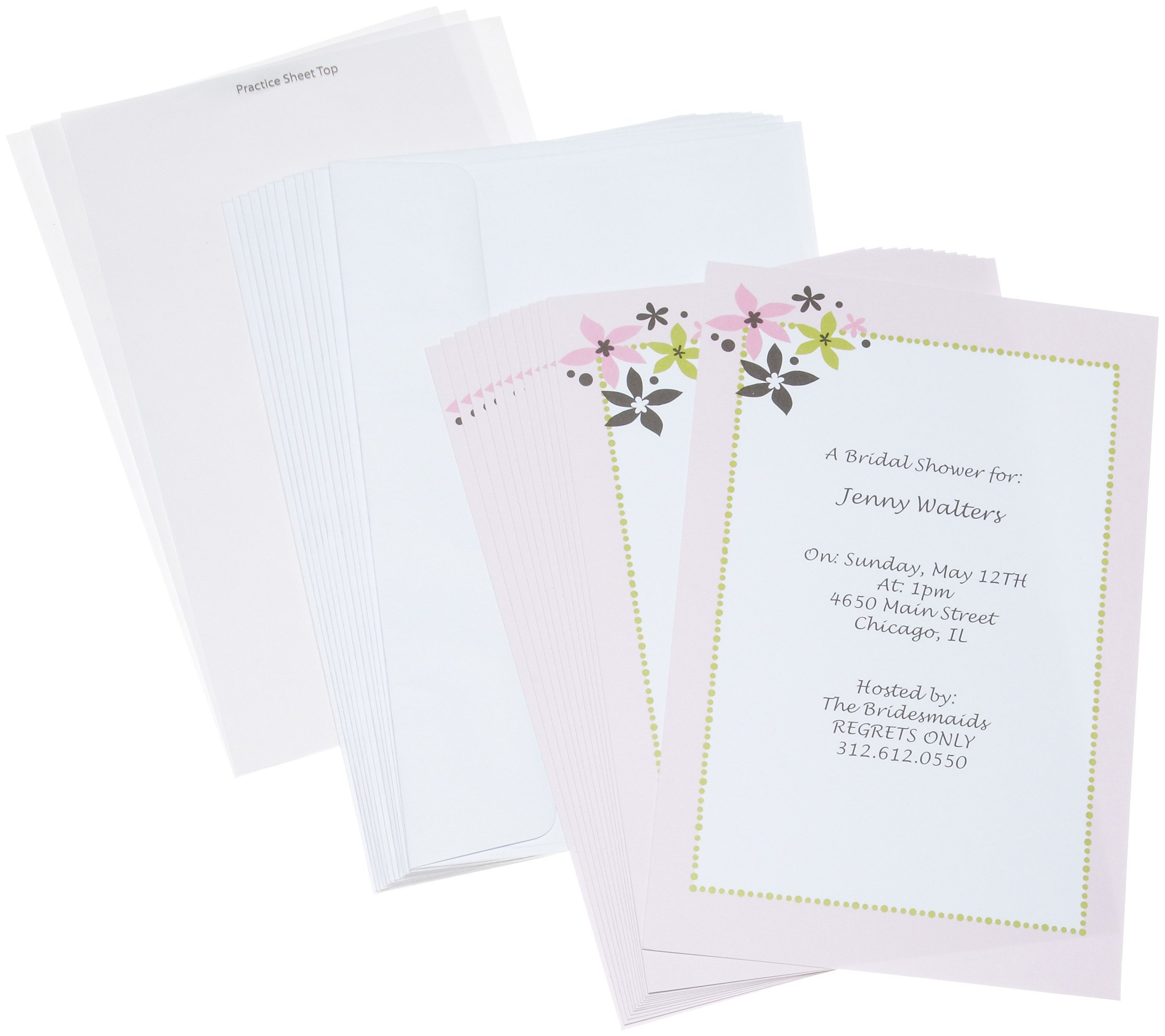 Wilton Enchanted Flower Invitations