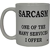 Rogue River Tactical Best Funny Coffee Mug sarcasm One Of The many services I Offer Sarcastic Novelty Cup Joke Great Gag Gift Idea For Men Women Office Work Adult Humor Employee Boss Coworkers