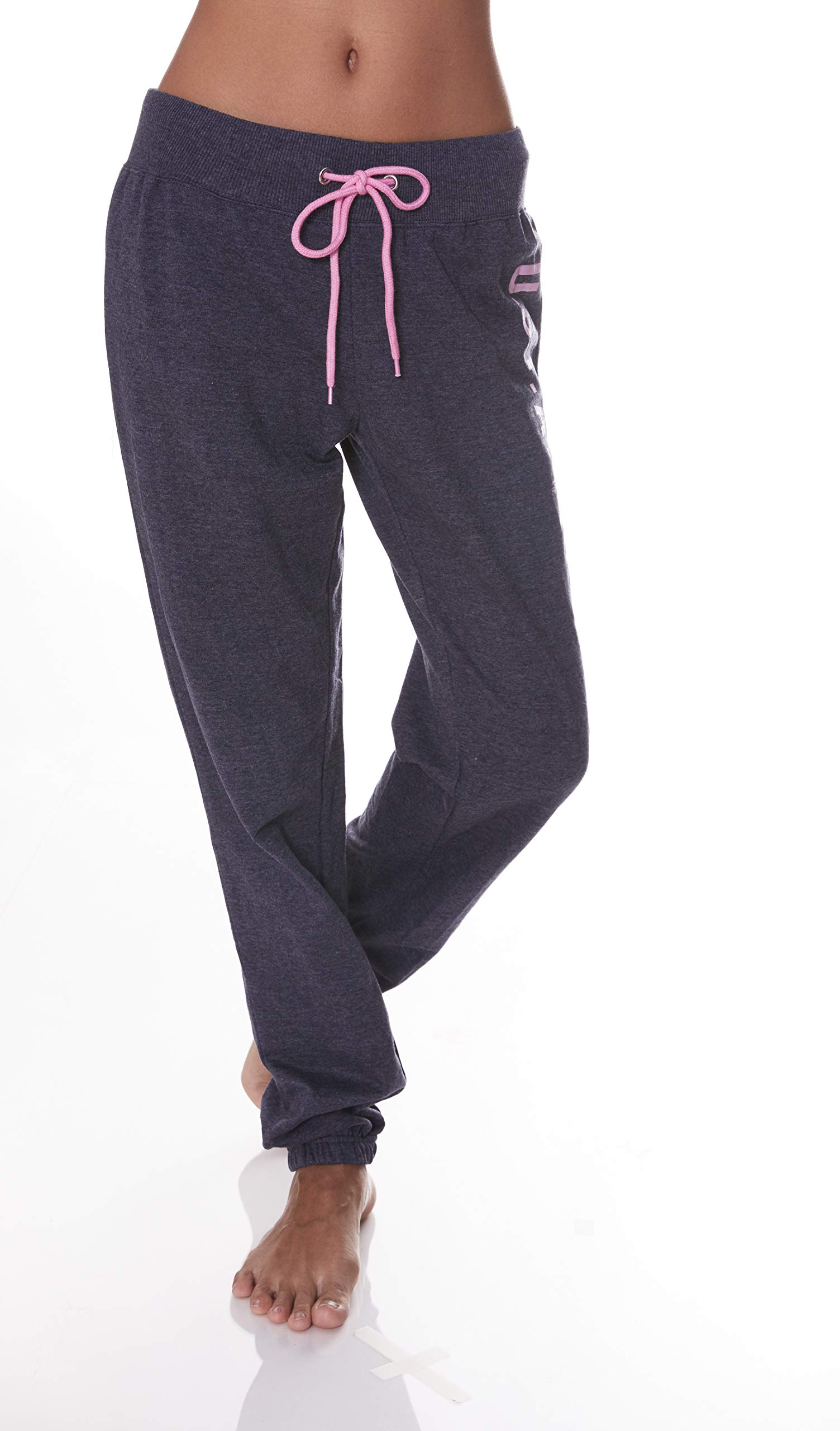 U.S Polo Assn Essentials Womens Elastic Waist Ankles Drawstring Sleep