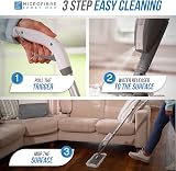 TDBS Microfibre Floor Spray Mop 600ML 3 Pads 360° Swivel Scraper view 4