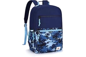 Kids School Backpack,Vaschy Lightweight Boys Girls School Bag Water Resistant Bookbag for Toddler Teen, Fit A4 Folder