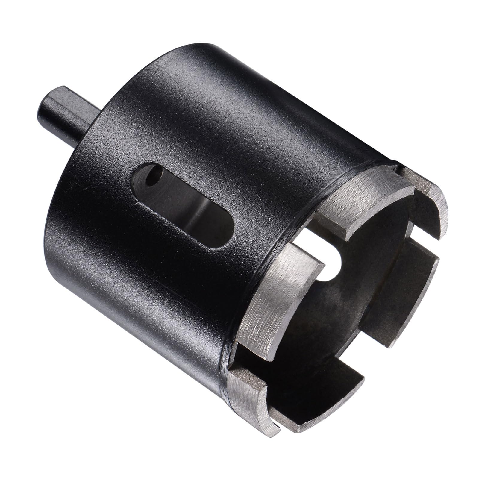 CoCud Diamond Core Drill Bit, 60mm Dia Triangle Shank, Tiles Stones Marble Concrete Dry/Wet Hole Saws Black - (Applications: for M10 Angle Grinder), 1-Piece