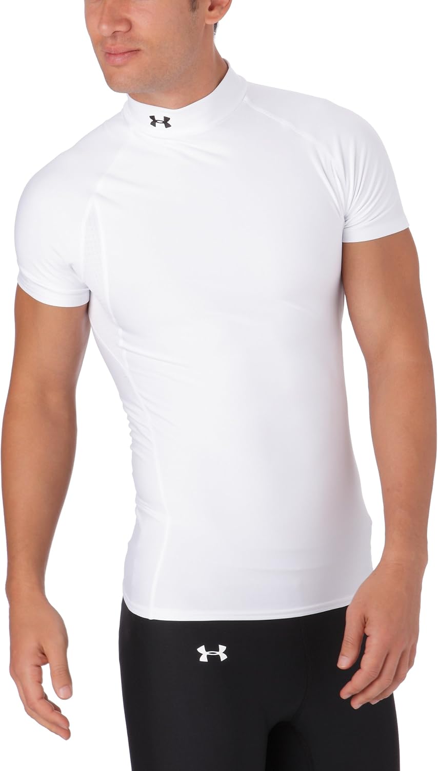 under armour mock turtleneck short sleeve
