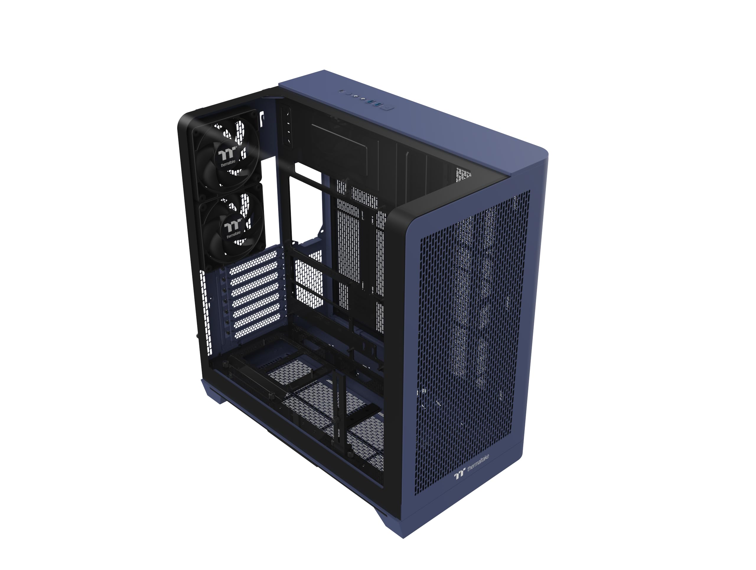 Thermaltake View 390 Air | ATX Midi-Tower | Curved Tempered Glass Showcase | Hidden-Connector Support | Airflow | leises Gaming Case | Future Dusk 2