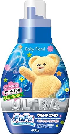 Amazon ウルトラファーファ 洗濯洗剤 濃縮液体 ベビーフローラルの香り 本体 400g Nsファーファ ジャパン 液体洗剤