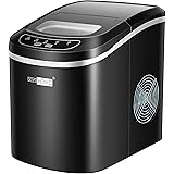 VIVOHOME Electric Portable Compact Countertop Automatic Ice Cube Maker Machine 26lbs/day Black