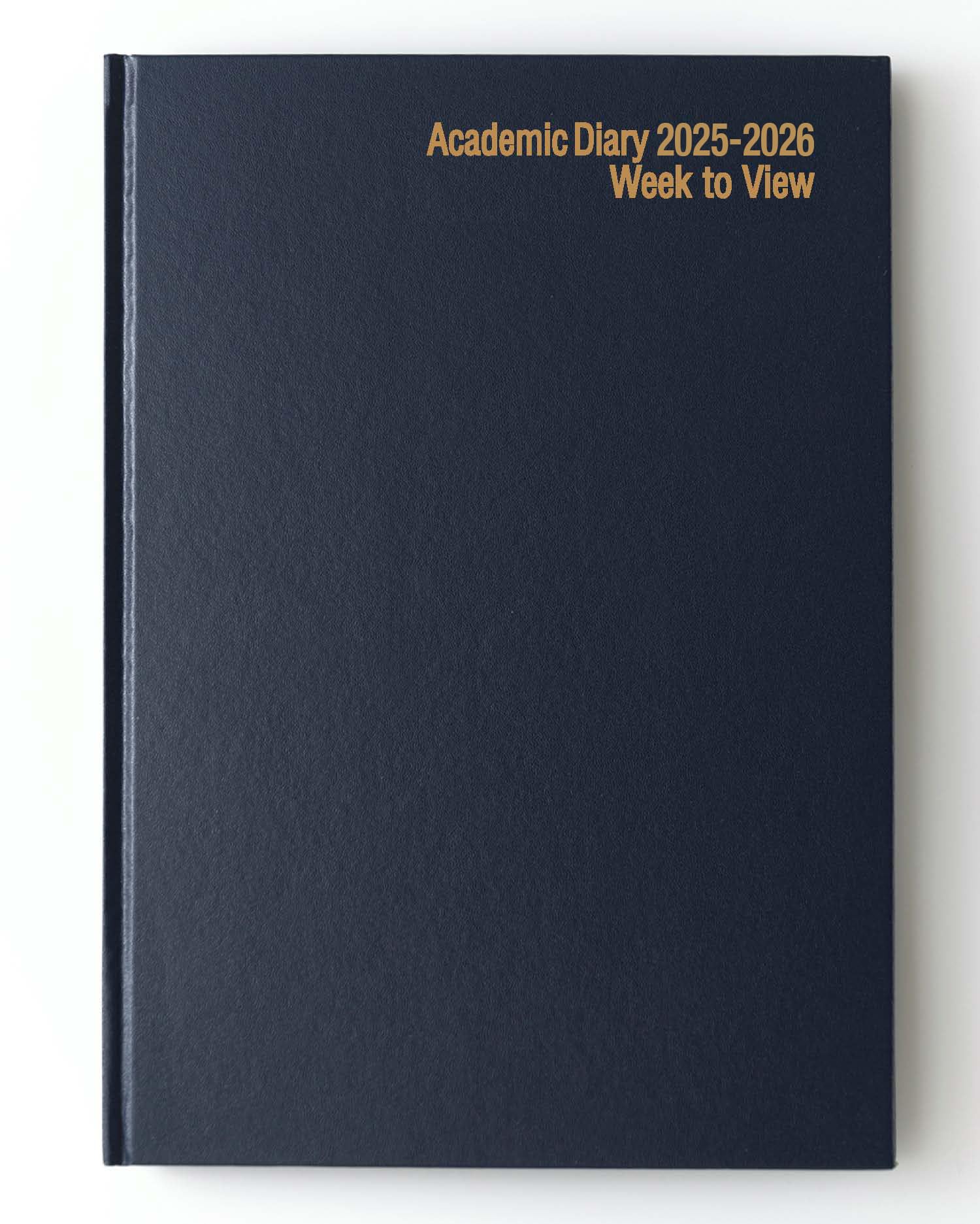 IMPRINT 2026-2027 A4 Academic Diary – Mid-Year Week-to-View Planner for Students & Teachers – Case Bound Organiser with Timetable, Term Dates & Notes Pages (Navy Blue)