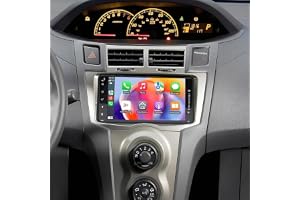Car Stereo for Toyota Yaris 2005-2011 4+64GB Android 15 with CarPlay Wireless Android Auto, 7 inch Head Unit Car Radio Blueto