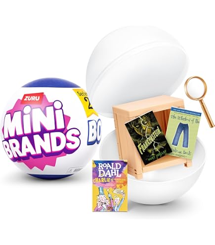 Mini Brands – Capsule Mini Books Série 2 – 2 Capsules – Plus De 40 Mini Livres à Collectionner – Dès 3 Ans