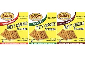 SAVORY FINE FOODS Savory Saltine Seasoning - Sampler Set of 3