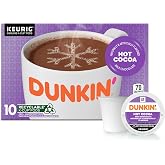 Dunkin' Milk Chocolate Hot Cocoa, 10 Keurig K-Cup Pods