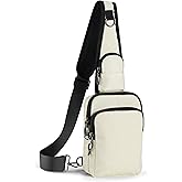 VADOO Sling Bag, Crossbody Bag with Zipper Lock, RFID Blocking & Water Resistant for Men and Women