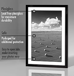 Americanflat 11x17 Picture Frame Set of 5 in Black