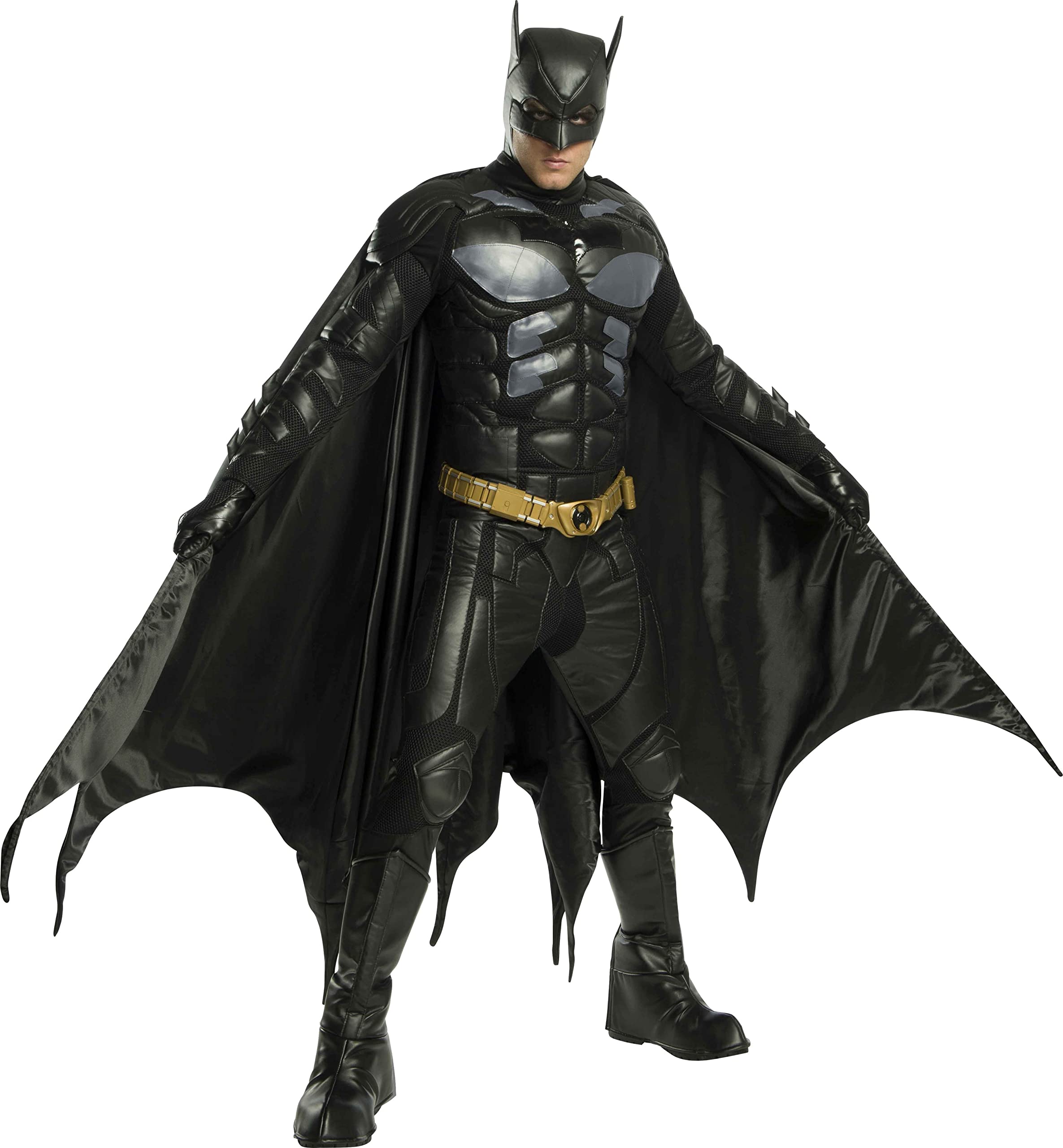 Charades Men's DC Comics Dark Knight Batman Costume, As Shown, 1X for
