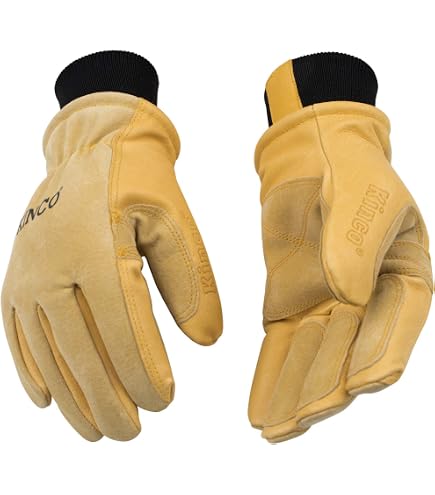 Kinco, 901-S Men's Pigskin Leather Ski Glove, HeatKeep Thermal