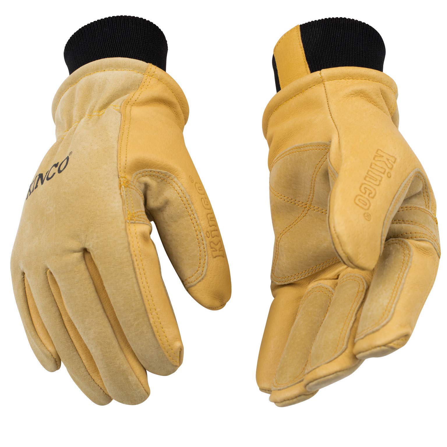 Kinco - Lined Premium Leather Work and Ski Gloves