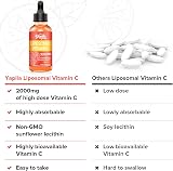 Yapila Liposomal Vitamin C 2000 mg Liquid Supplement, Vegan, Non-GMO view 3
