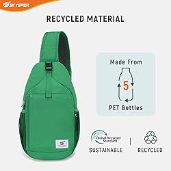 SKYSPER Sling Bag RFID Cross Body Bag Recycled