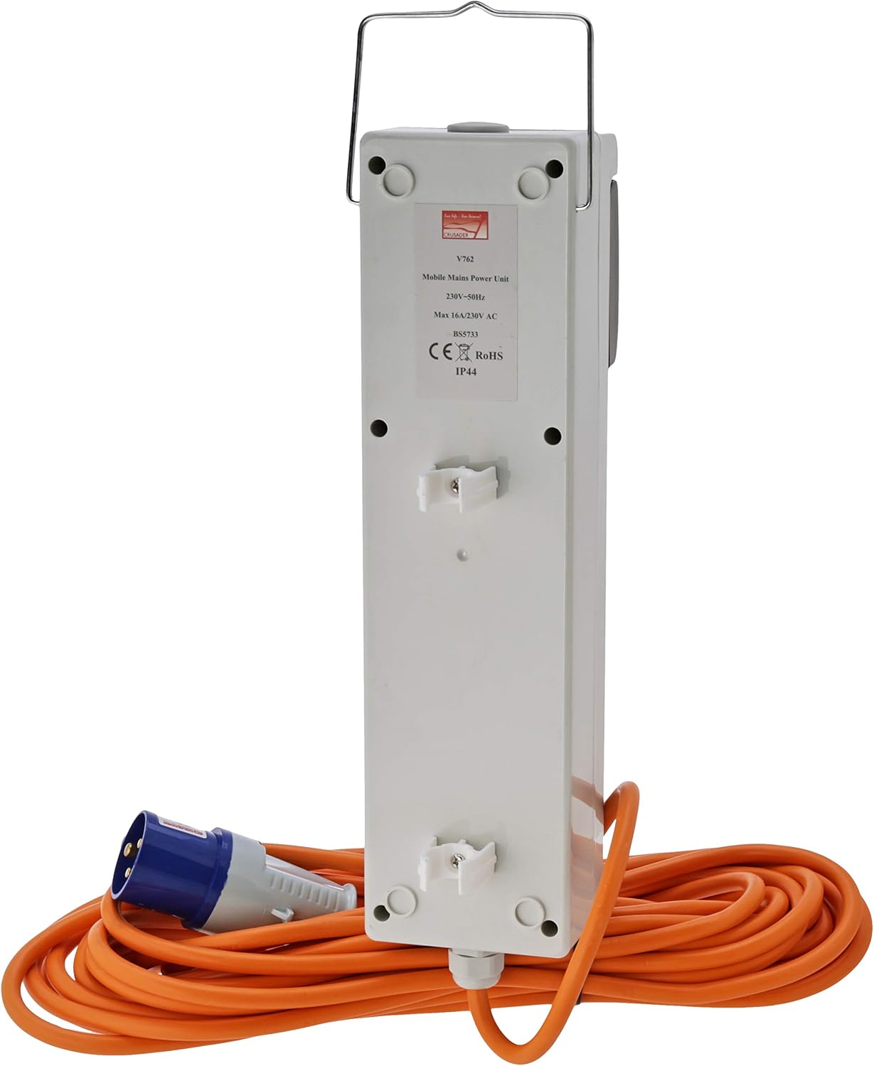 Crusader V762 Mains Supply Unit with 3 Sockets 15 meter Cable, gray - Image 3