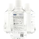 UFC Bio 0.9% Normal Saline Solution - Sterile USP Sodium Chloride - Made in USA - 500 mL - (4 Pack - 2000 mL Total)