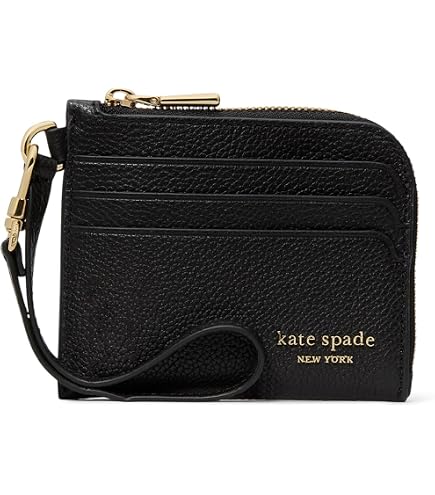 Amazon.com: kate spade new york Devin Saffiano Leather Zip Card