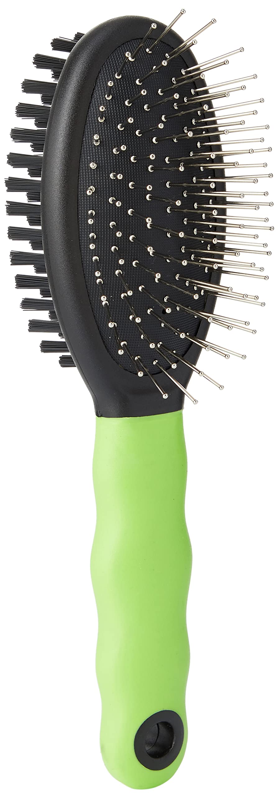 Ferplast Combination brush for cats GRO 5798, Delicate rounded tips, Soft bristles, Ideal for short, medium and long-haired animals, 19,5 x 5,5 x h 5,5 cm