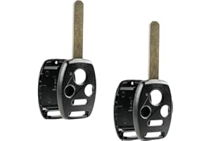 USAREMOTE Key Fob Keyless Entry Remote Shell Case & Pad fits Honda 2008-2012 Accord / 2006-2013 Civic EX / 2009-2015 Pilot, Set of 2