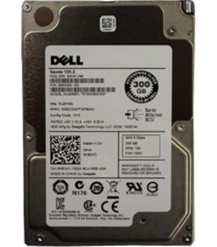 Amazon.com: Dell ST300MM0008 300GB 10K 12Gbps SAS 2.5'' Hard Drive