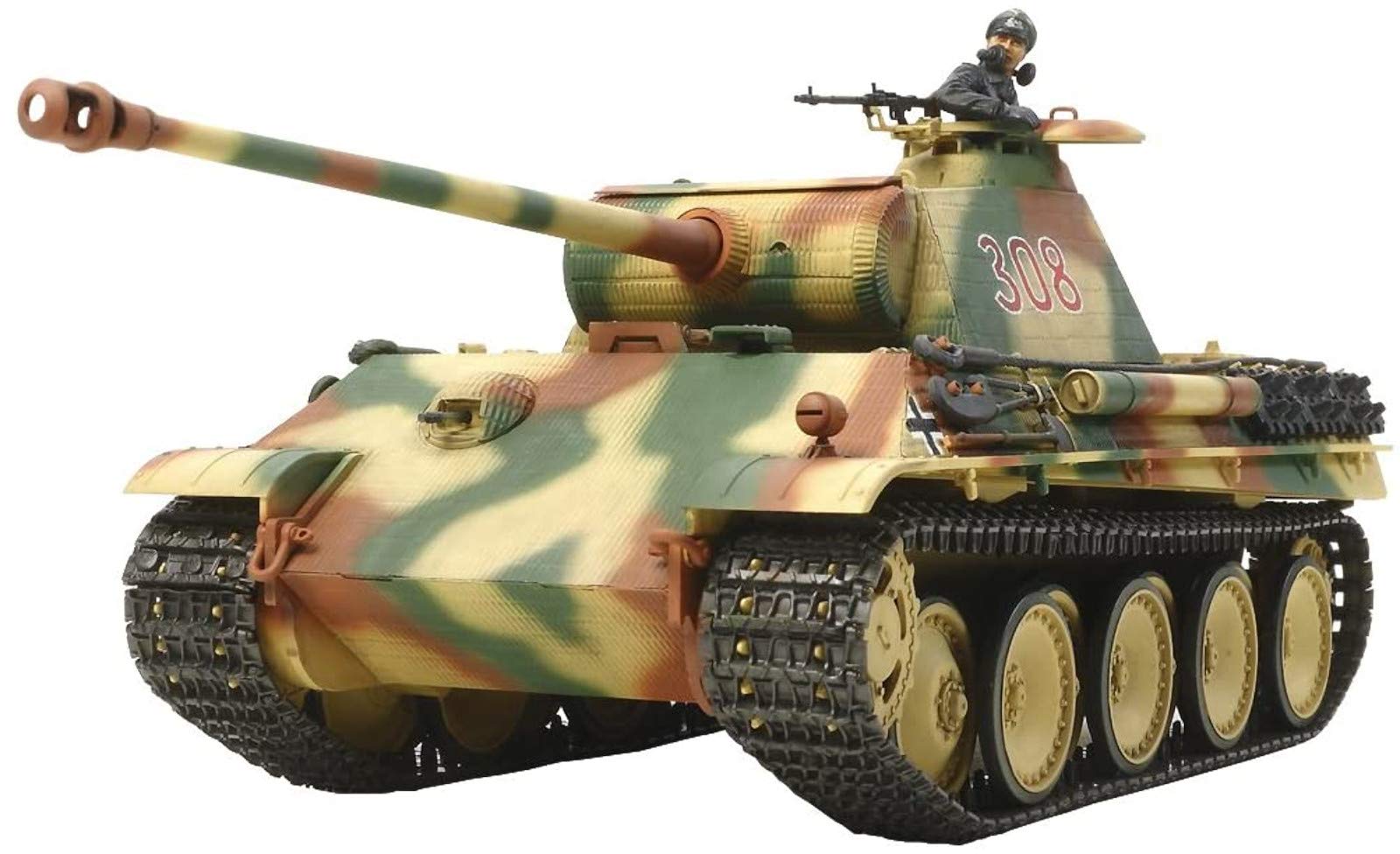 TAMIYA 30055 1:35 German Panther G Early (Engine), Faithful Replica, Plastic Kit, Crafts, Model Kit, Assembly, Unpainted