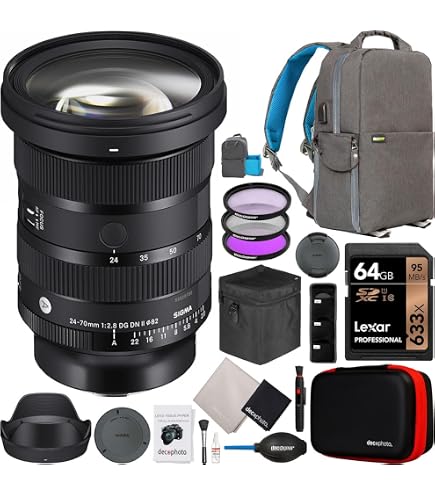Amazon.com : Sigma 24-70mm f/2.8 DG DN II Art Sony E Bundle