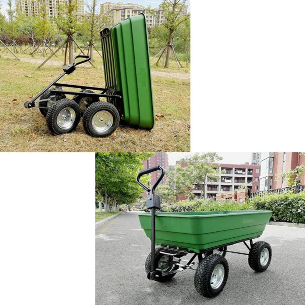 Amazon Co Jp Llss万能手押し車 ガーデンワゴン ヤードカート 26cmタイヤ 108x52cmトレイ 容量0kg Diy 工具 ガーデン