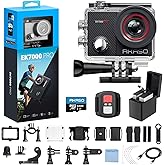 AKASO EK7000 Pro 4K30fps Action Camera with 64GB MicroSDXC U3 Memory Card Accessories Kit Bundle Ultra HD 131FT Waterproof Ca