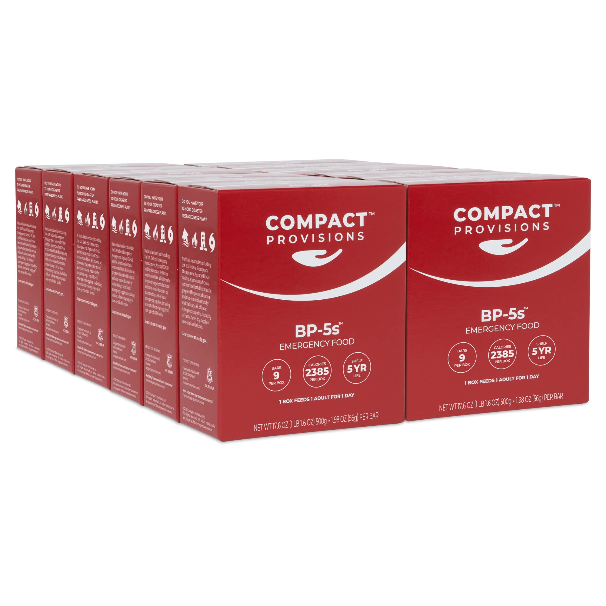 Compact Provisions BP-5s Emergency Food Supply