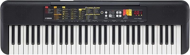 Yamaha PSR-F52 Digital Keyboard 61-key 144 Voices 158 Styles Black
