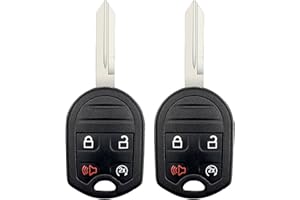 2X New Replacement Keyless Entry Remote Key Fob Compatible with & Fit for Ford Lincoln 315 MHz - MPN CWTWB1U793-FL-03