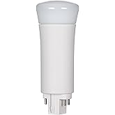 Satco S29858 Transitional Light Bulb in White Finish, 4.69 inches