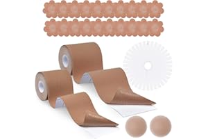 Creamify Boob Tape 2 Pack Boobytape for Breast Lift，Breast Lift Tape for Large Breasts