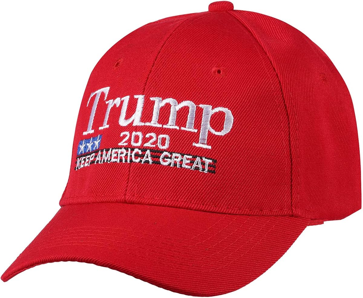 Falari Wholesale 12-Pack Embroidered Plain Baseball Cap Adjustable Size (Trump 2020 Keep America Great) at  Men’s Clothing store