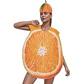 QTLUOYE Grape Costume, Sleeveless Vest with Hat Fruit Halloween Cosplay Costume for Women Men