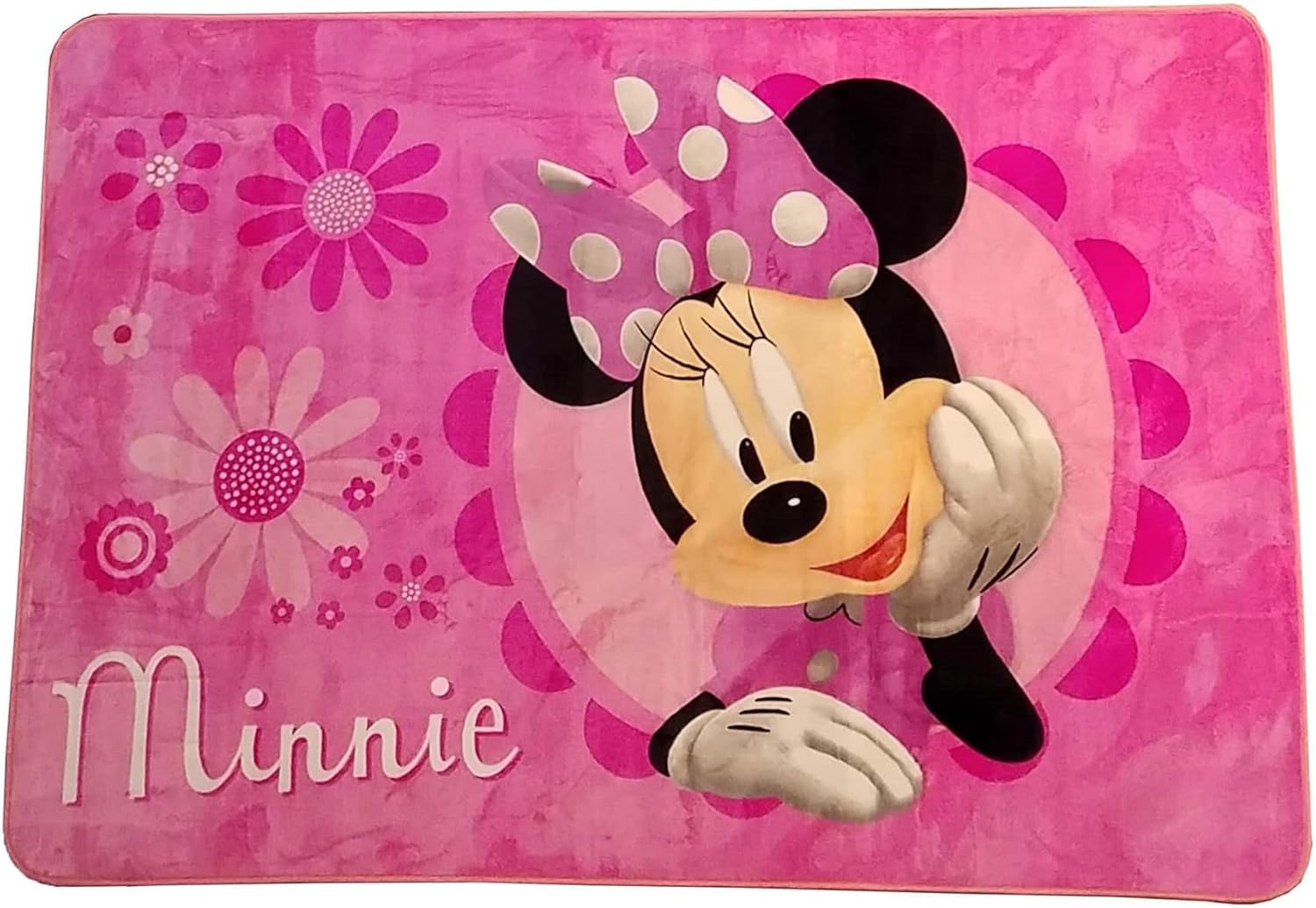 Diseño de Minnie Mouse de Disney alfombra, Geométrico círculos lunares