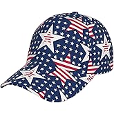 American Flag Baseball Cap Hats Independence Day Trucker Hat Outdoor Sun Cap for Men Women Dad Hat