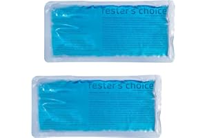 Gel Cold & Hot Packs (2-Piece Set) 11” x 5.5” in. Reusable Warm or Ice Packs for Injuries, Hip, Shoulder, Knee, Back Pain – H