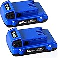 【Upgrade】 2Pack 24V 3.0Ah High Capacity Replace Battery for Kobalt 24V Battery Max KB624-03 KB524-03 KB424-03 KB224-03 Lithium Ion Cordless Tools Battery[Can't FIT Snow Joe &Sun Joe &Chain Saw]