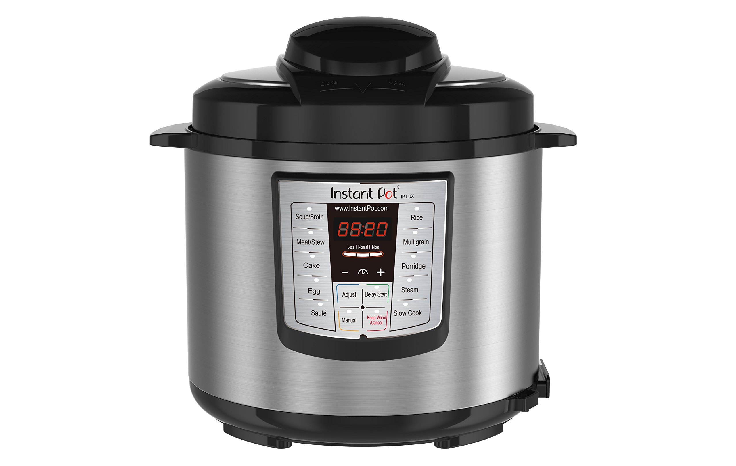 Instant Pot LUX60V3 V3 6 Qt 6-in-1 Muti-Use Programmable Pressure Cooker, Slow Cooker, Rice Cooker, Sauté, Steamer, and Warmer