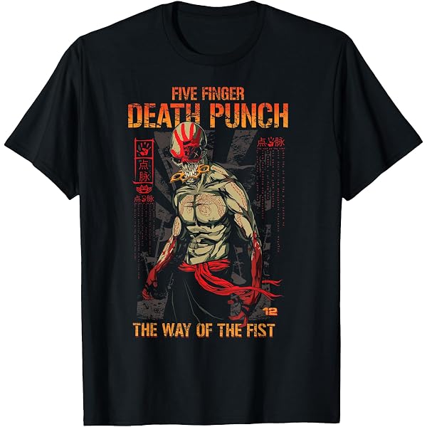 T-shirt Five Finger Death Punch GOT YOUR SIX - Taille XL, 100% Coton, Occasion Très Bon état