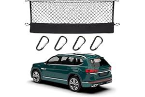 Envelope Style Cargo Net Compatible with Volkswagen Atlas New 2026 2025 2024 2023 2022 2021 2020 2019 2018 2017 Trunk Car Rea
