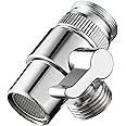 CIENCIA Brass Sink Faucet Diverter Valve to Sink Hose Sprayer,Faucet Splitter for Kitchen,Sink Faucet Replacement Part M22 x M24,SBA021
