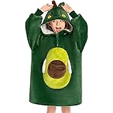 OLAOLA Wearable Blanket Hoodie for Adults - Oversized Animal Hooded Blanket - Soft Warm Cozy Sherpa Fleece Sweatshirt